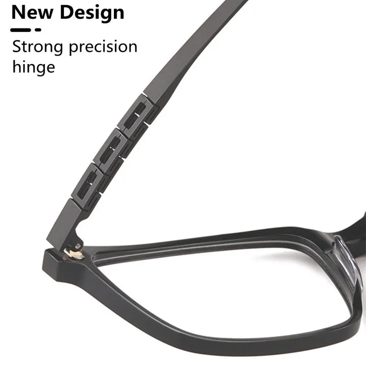 Kocolior Unisex Full Rim Square Tr 90 Titanium Alloy Eyeglasses F001 Full Rim Kocolior