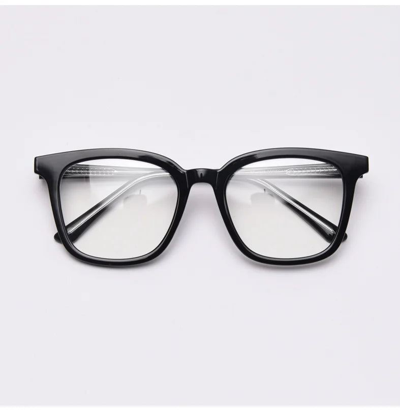 CCspace Unisex Full Rim Square Tr 90 Titanium Frame Eyeglasses 49863 Full Rim CCspace