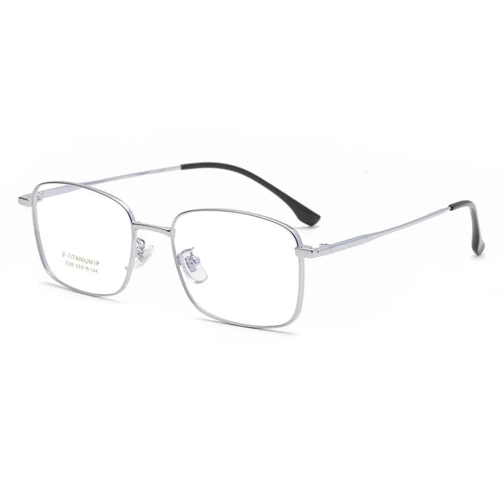 Kocolior Unisex Full Rim Square Titanium Eyeglasses 2320 Full Rim Kocolior Silver China