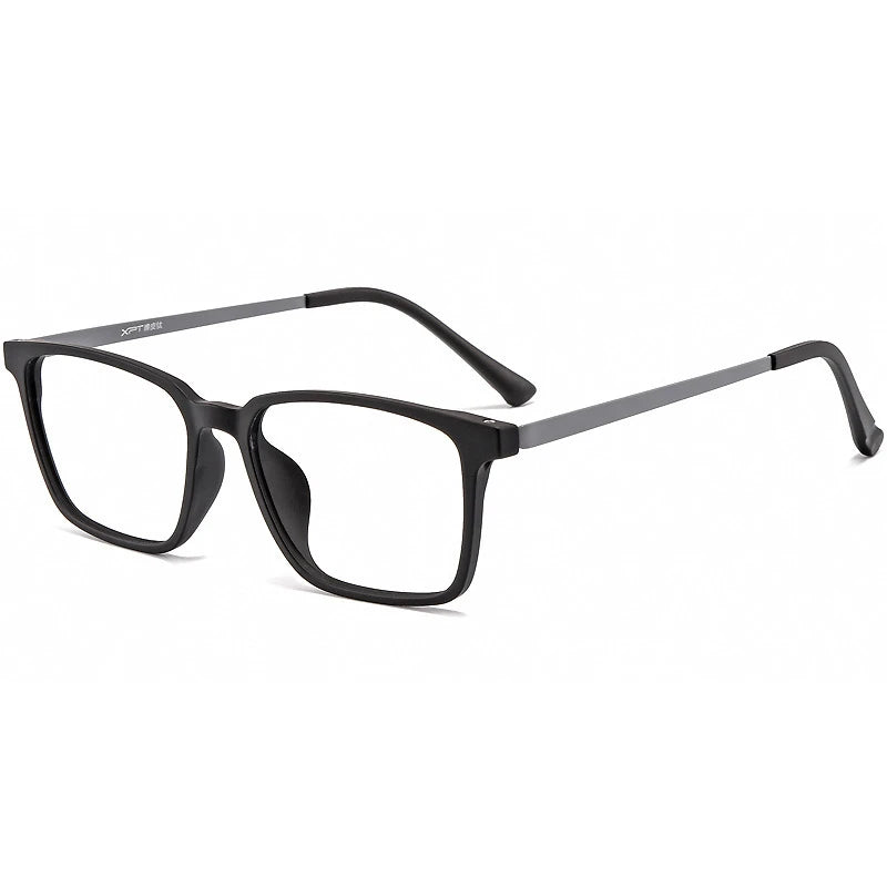 Kocolior Men's Full Rim Large Square Titanium Eyeglasses 9822 Full Rim Kocolior
