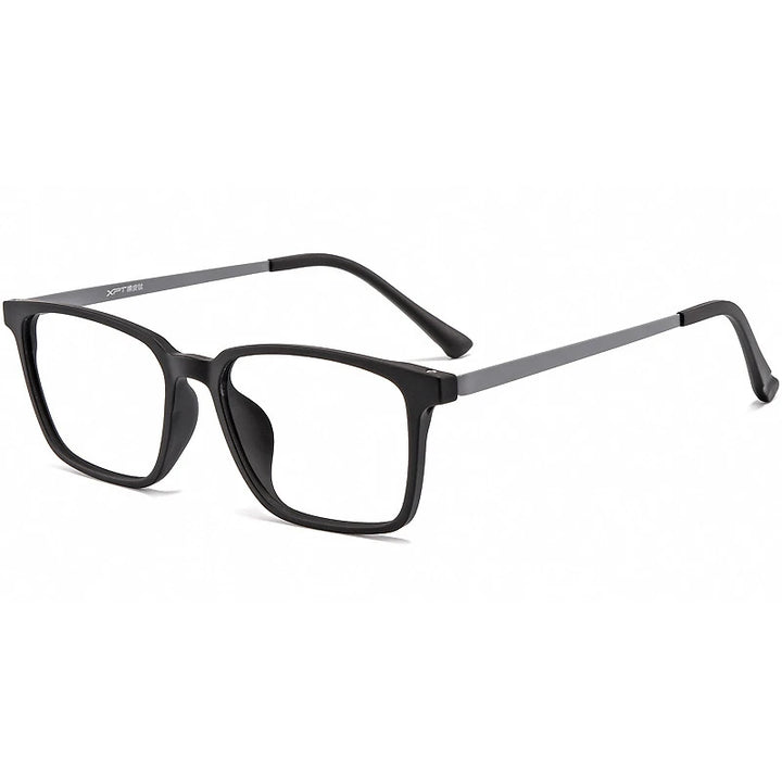 Kocolior Men's Full Rim Large Square Titanium Eyeglasses 9822 Full Rim Kocolior