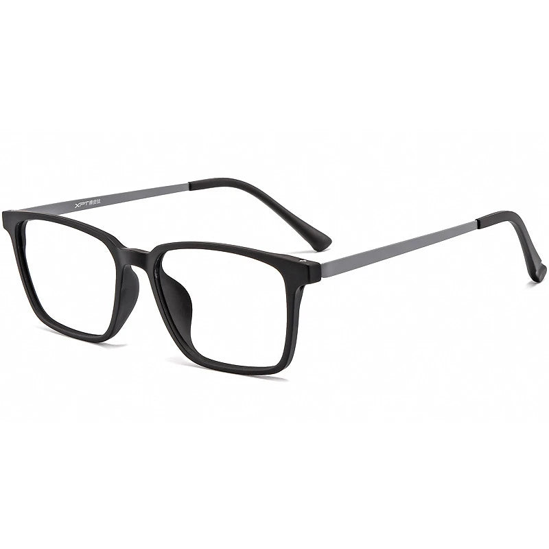 Kocolior Men's Full Rim Large Square Titanium Eyeglasses 9822 Full Rim Kocolior   