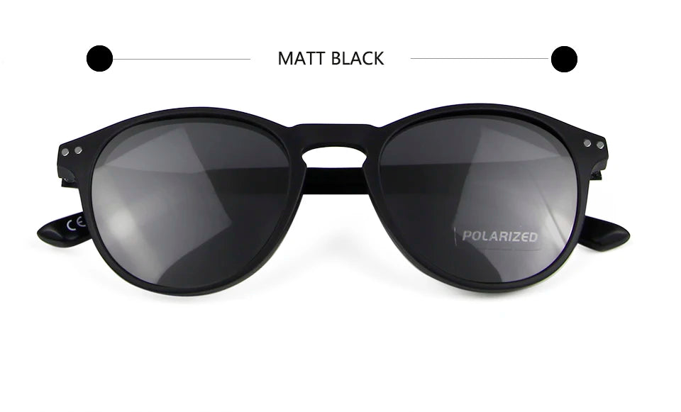 Esnbie Women's Full Rim Round Tr 90 Titanium Eyeglasses Clip On Sunglasses 680561