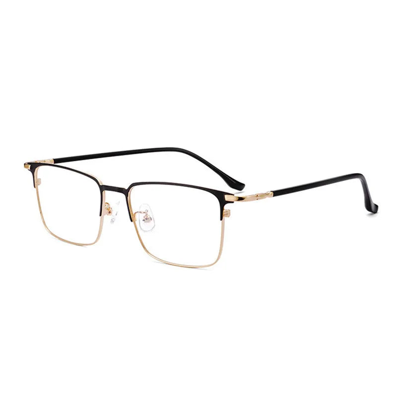 Kocolior Unisex Full Rim Square Alloy Hyperopic Reading Glasses 39143 Reading Glasses Kocolior