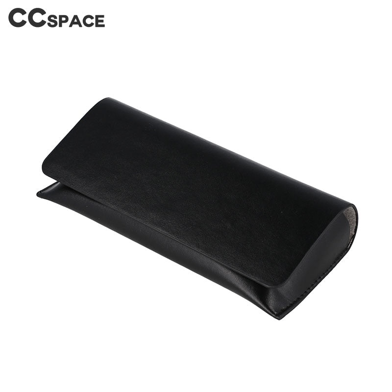 CCSpace Unisex Large PU Leather Eyeglasses Case 51105 Case CCspace Case   