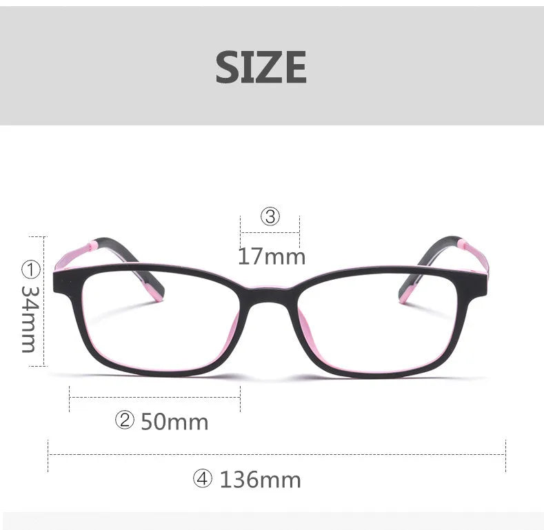 Kocolior Women's Full Rim Small Square Tr 90 Titanium Eyeglasses V1001 Full Rim Kocolior