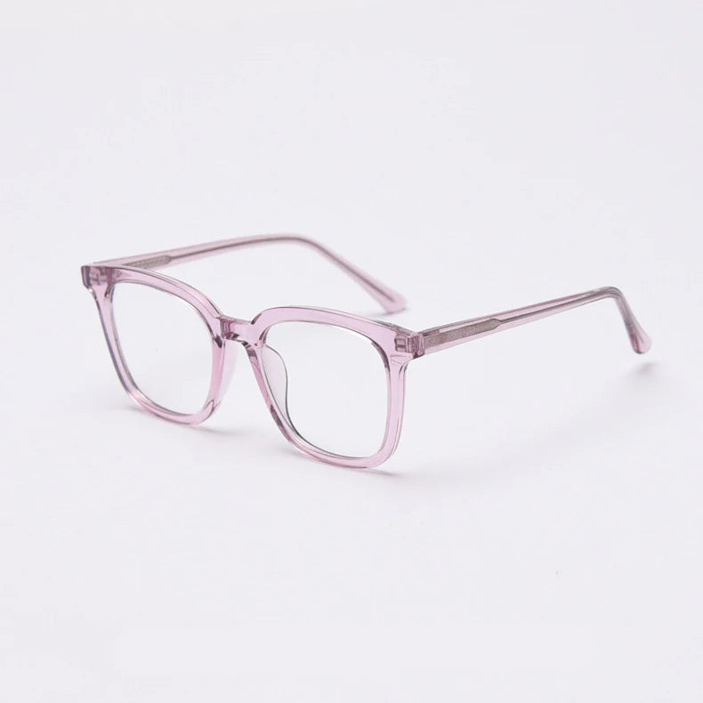 CCspace Unisex Full Rim Square Tr 90 Titanium Frame Eyeglasses 49863 Full Rim CCspace C4