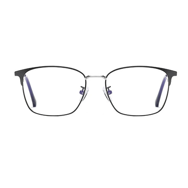 Kocolior Unisex Full Rim Square Brow Line Acetate Alloy Eyeglasses 9122 Full Rim Kocolior   
