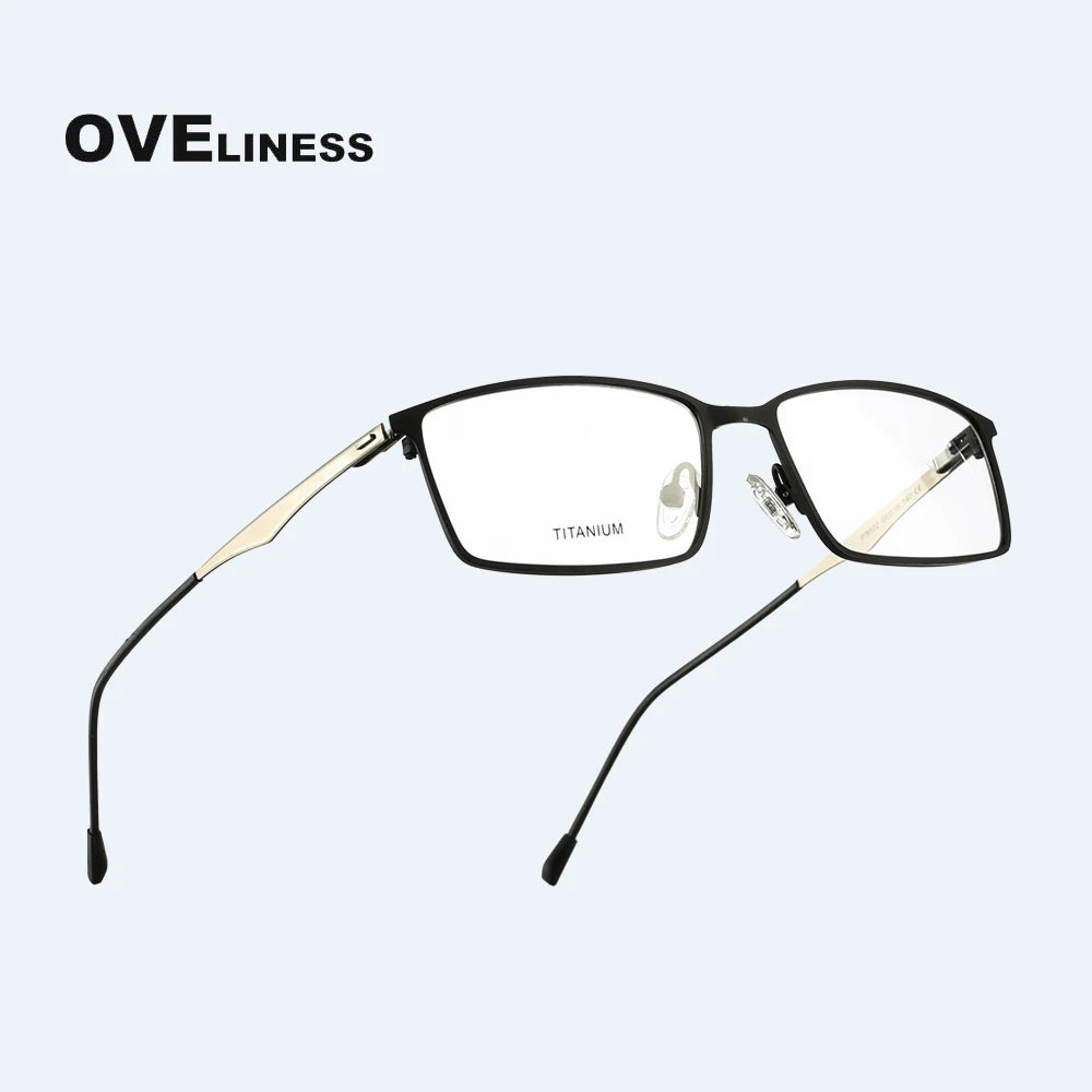 Oveliness Women's Full Rim Square Titanium-Alloy Eyeglasses 618822