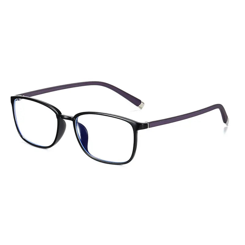 Handoer Women's Full Rim Square Tr 90 Titanium Eyeglasses 41041