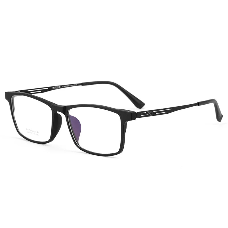 Kocolior Unisex Full Rim Square Titanium Eyeglasses 8883 Full Rim Kocolior   