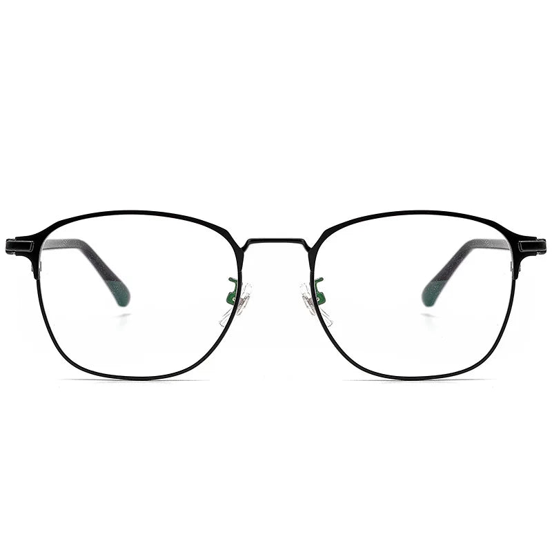 Kocolior Unisex Full Rim Square Alloy Hyperopic Reading Glasses 70121 Reading Glasses Kocolior   