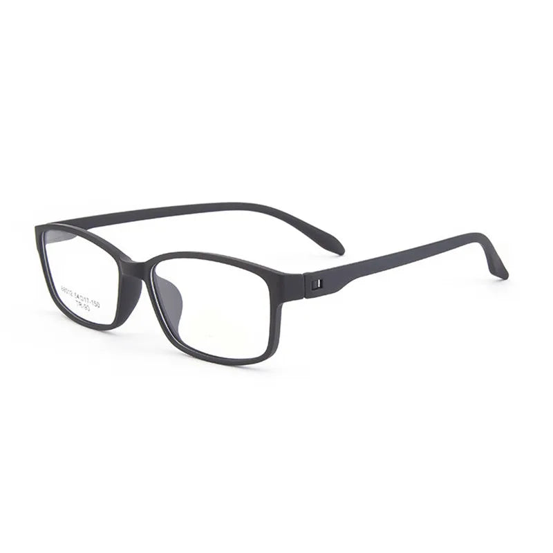 Kocolior Unisex Full Rim Square Tr 90 Stainless Steel Reading Glasses 66012 Reading Glasses Kocolior