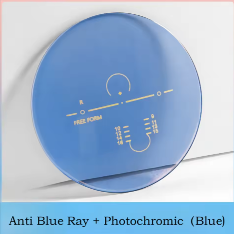 Momoja HD Free Form Progressive Photochromic Anti-Blue Lenses