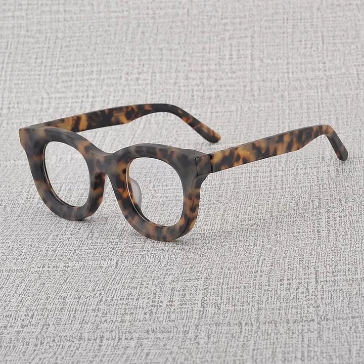 Cubojue Unisex Full Rim Square Acetate Reading Glasses Hmc46 Reading Glasses Cubojue
