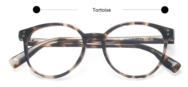 Esnbie Women's Full Rim Oval Square Acetate Eyeglasses 624821