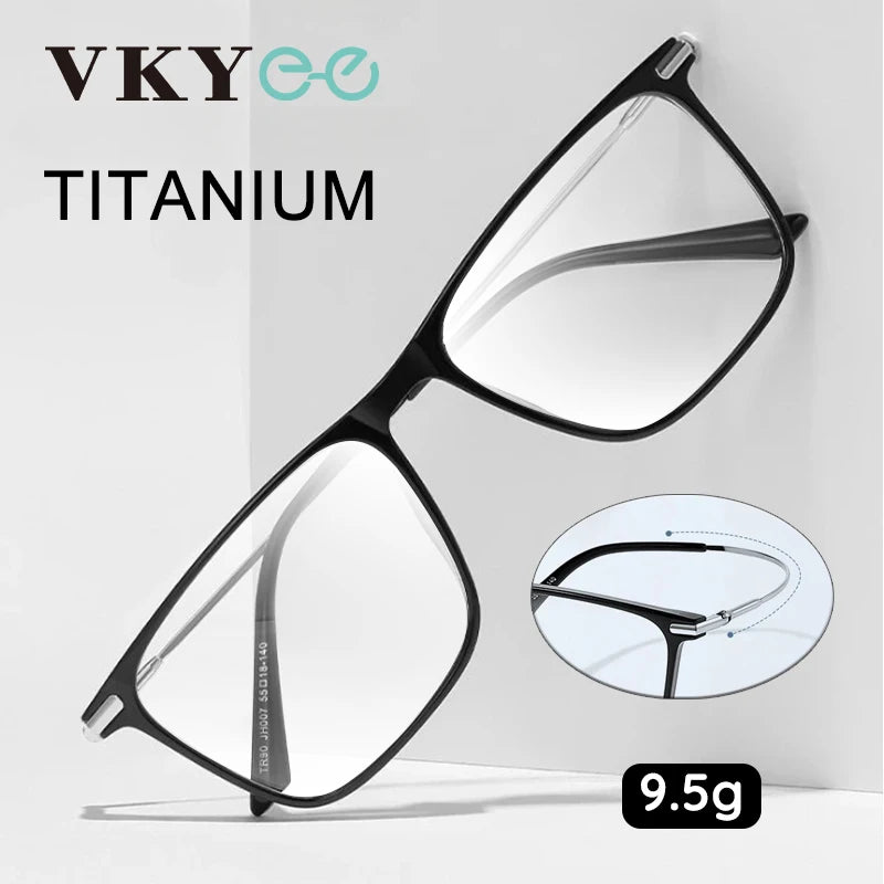 Vicky Women's Full Rim Square Tr 90 Titanium Reading Glasses 007 Reading Glasses Vicky   