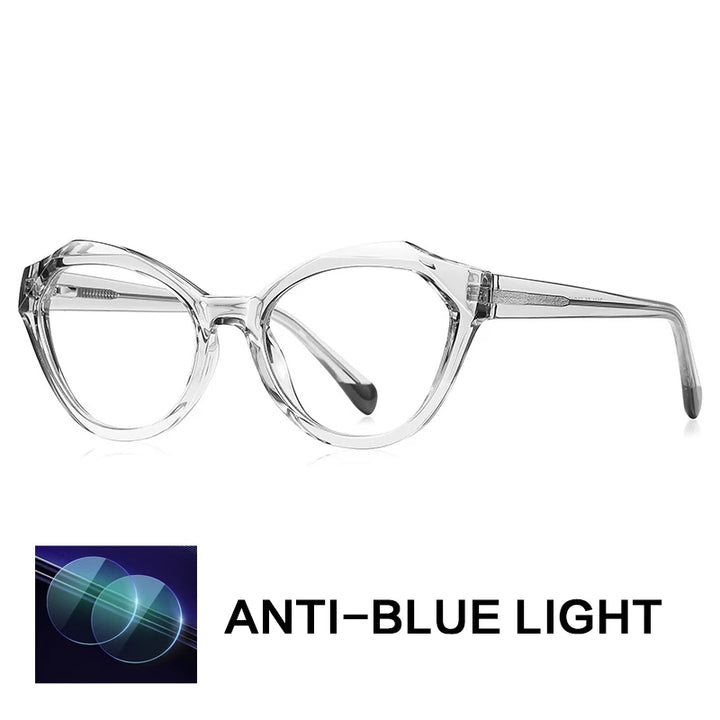 Gatenac Womens Full Rim Oval Tr 90 Titanium Reading Glasses G2141