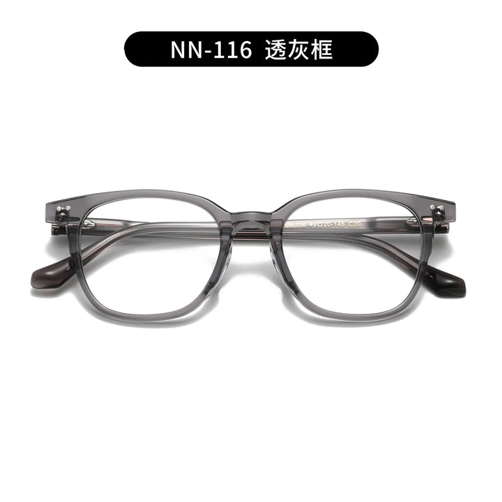 Nobler Unisex Full Rim Square Acetate Eyeglassses 84116 Full Rim Nobler C20