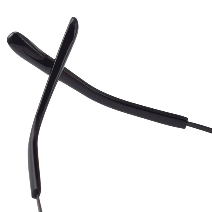 Muzz Unisex Full Rim Double Bridge Round Titanium Eyeglasses 0080 Full Rim Muzz