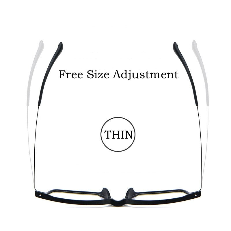 Yimaruili Unisex Full Rim Square Tr 90 Titanium Alloy Eyeglasses A1002 Full Rim Yimaruili Eyeglasses