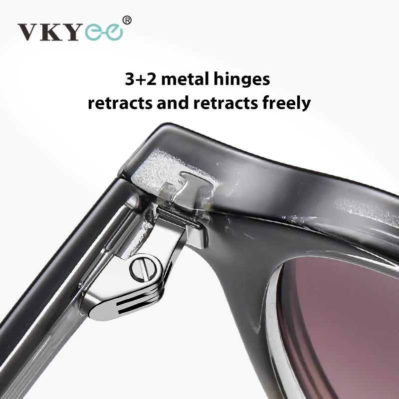 Vicky Unisex Full Rim Square Acetate Myopic Reading Glasses 31101 Reading Glasses Vicky