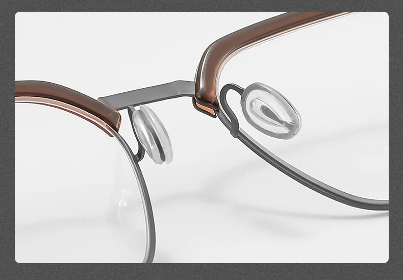 Reven Jate Unisex Full Rim Browline Square Titanium Eyeglasses 2606 Full Rim Reven Jate