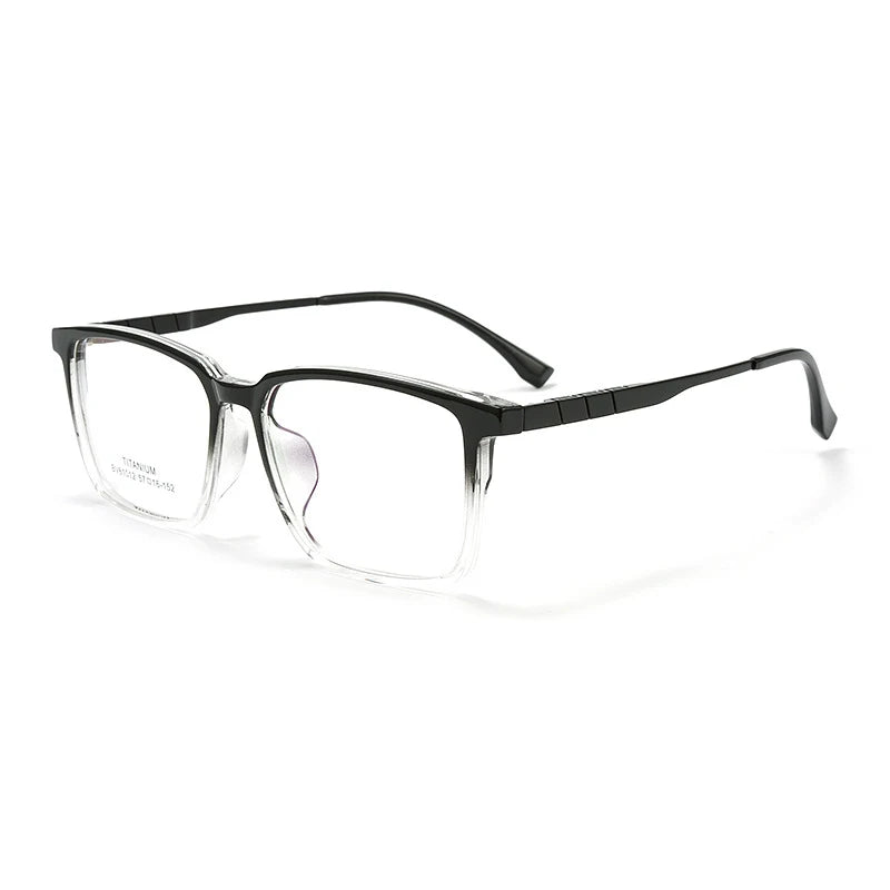 Xbora Unisex Full Rim Square TR 90 Titanium Eyeglasses 610127