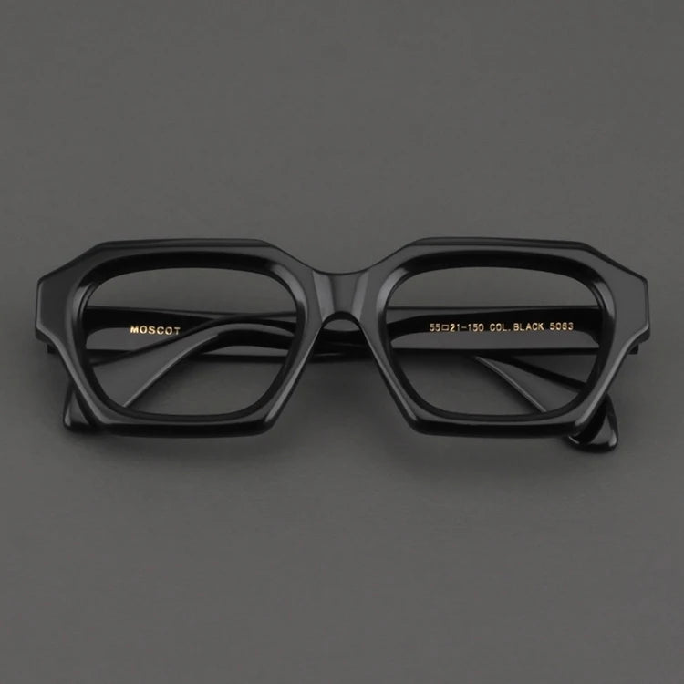 Nobler Unisex Full Rim Big Square Thick Acetate Eyeglasses 55063