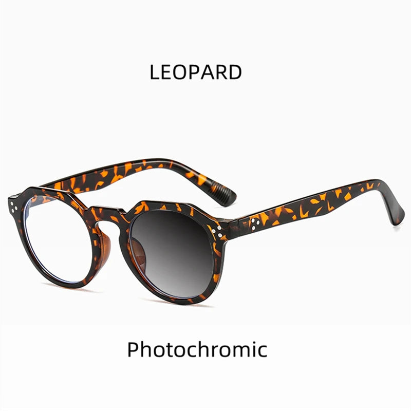 Kocolior Unisex Full Rim Round Acetate Reading Glasses 3395 Reading Glasses Kocolior
