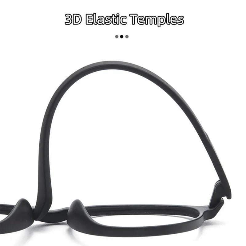 Kocolior Unisex Full Rim Oval Tr 90 Acetate Hyperopic Reading Glasses 66015 Reading Glasses Kocolior