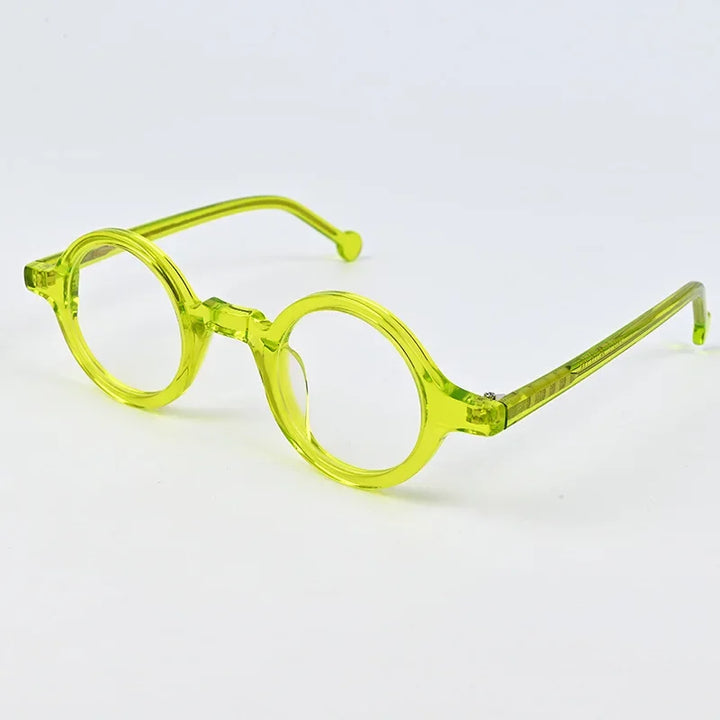 Hewei Women's Full Rim Round Acetate Eyeglasses 842002 Full Rim Hewei C1 CHINA