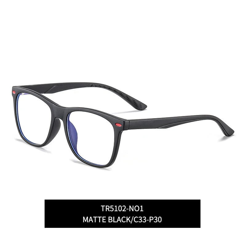 Vicky Youth Unisex Full Rim Square Tr 90 Titanium Eyeglasses 5102 Full Rim Vicky TR5102-C1 CHINA