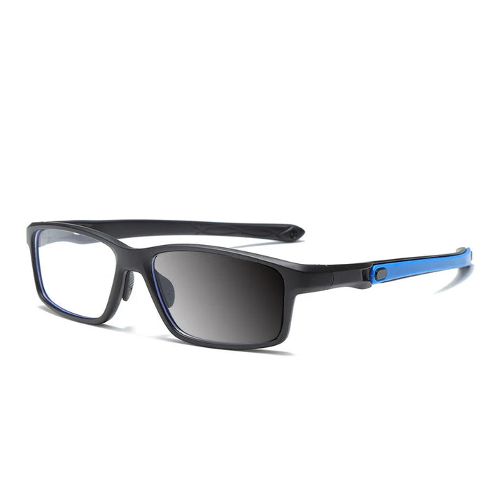 Kocolior Unisex Full Rim Rectangle Polycarbonate Sport Eyeglasses Fj81 Full Rim Kocolior Photochromic B B