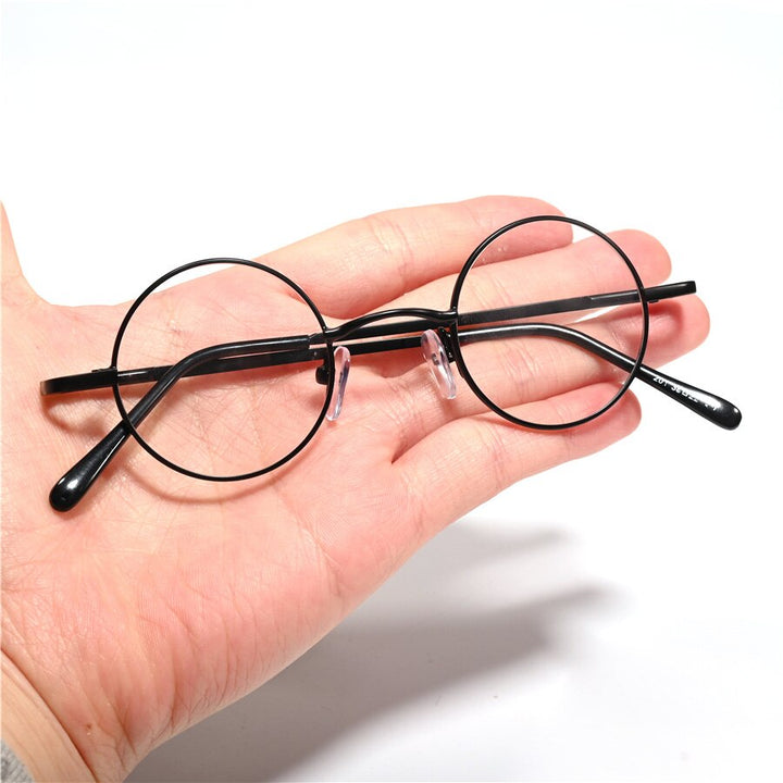 Cubojue Unisex Full Rim Small Round Alloy Presbyopic Reading Glasses 201p Reading Glasses Cubojue