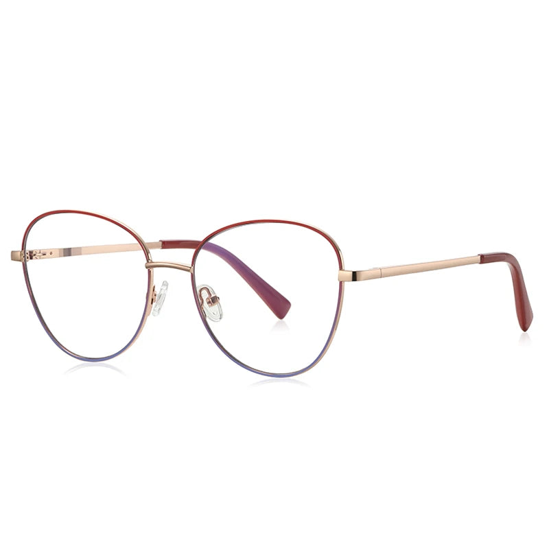 Vicky Unisex Full Rim Oval Stainless Steel Reading Glasses 3091 Reading Glasses Vicky
