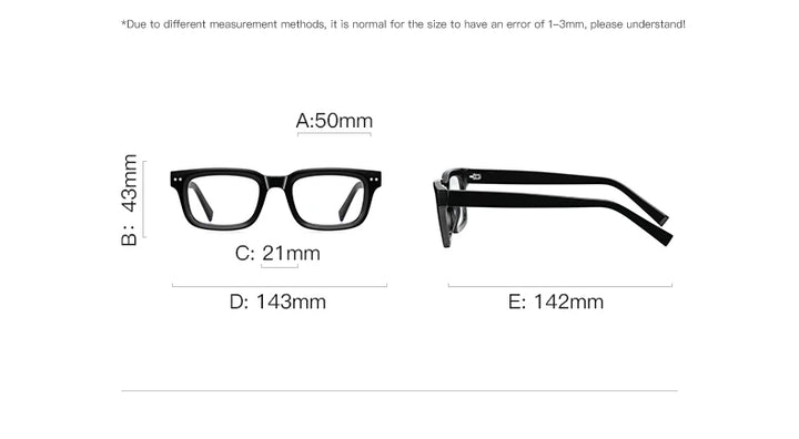 Vicky Unisex Full Rim Tr 90 Alloy Square Reading Glasses 2169 Reading Glasses Vicky
