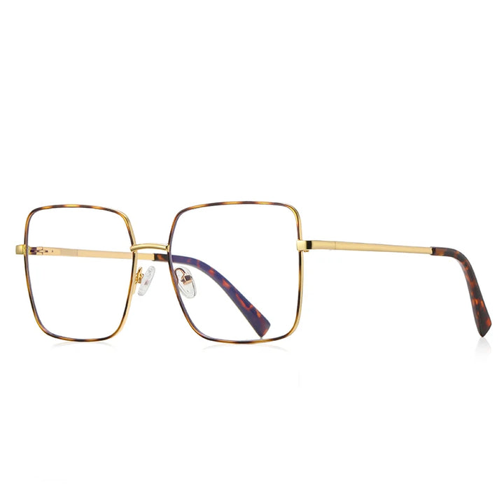 Vicky Unisex Full Rim Stainless Steel Square Reading Glasses 3089 Reading Glasses Vicky PFD3089-C2 0