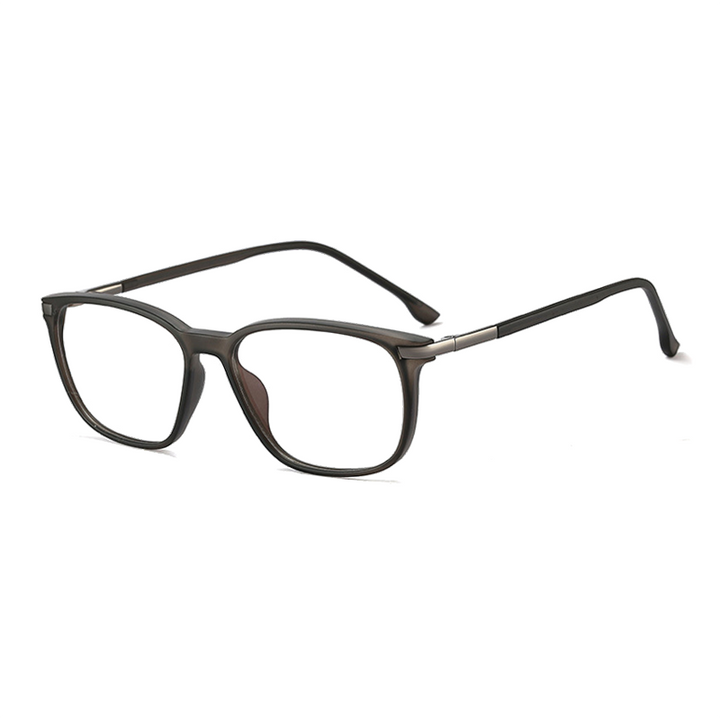 Ralferty Men's Full Rim Square Tr 90 Acetate Eyeglasses F95363 Full Rim Ralferty China C4 Gray