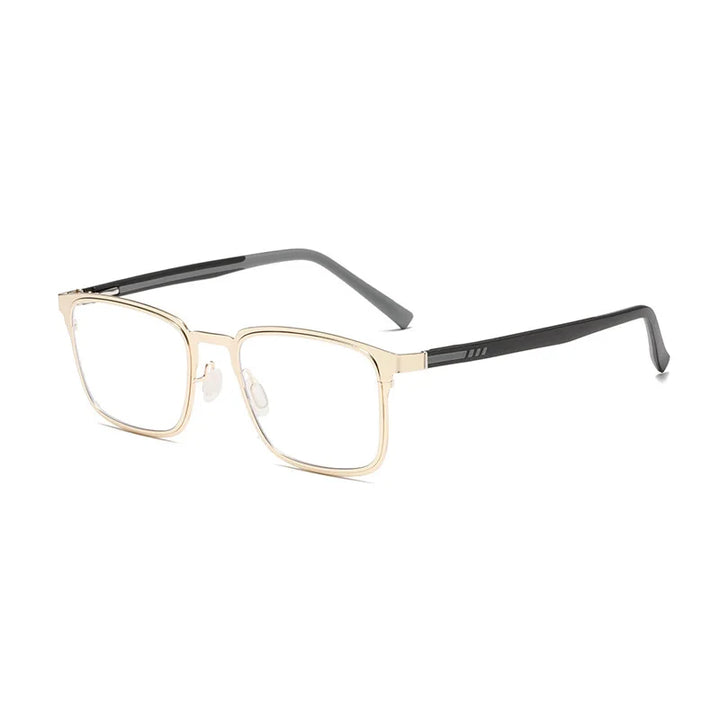 Xbora Unisex Full Rim Square Tr 90 Titanium Eyeglasses 48204