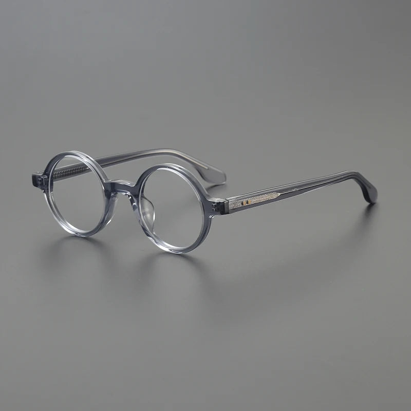 Nobler Unisex Full Rim Small Round Acetate Eyeglasses 4245 Full Rim Nobler C4