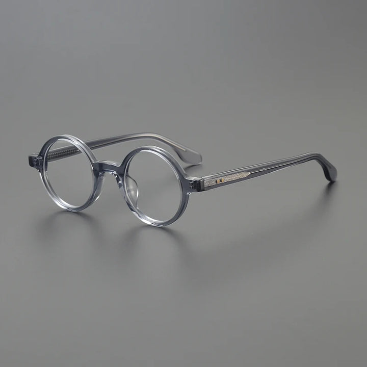 Nobler Unisex Full Rim Small Round Acetate Eyeglasses 4245 Full Rim Nobler C4