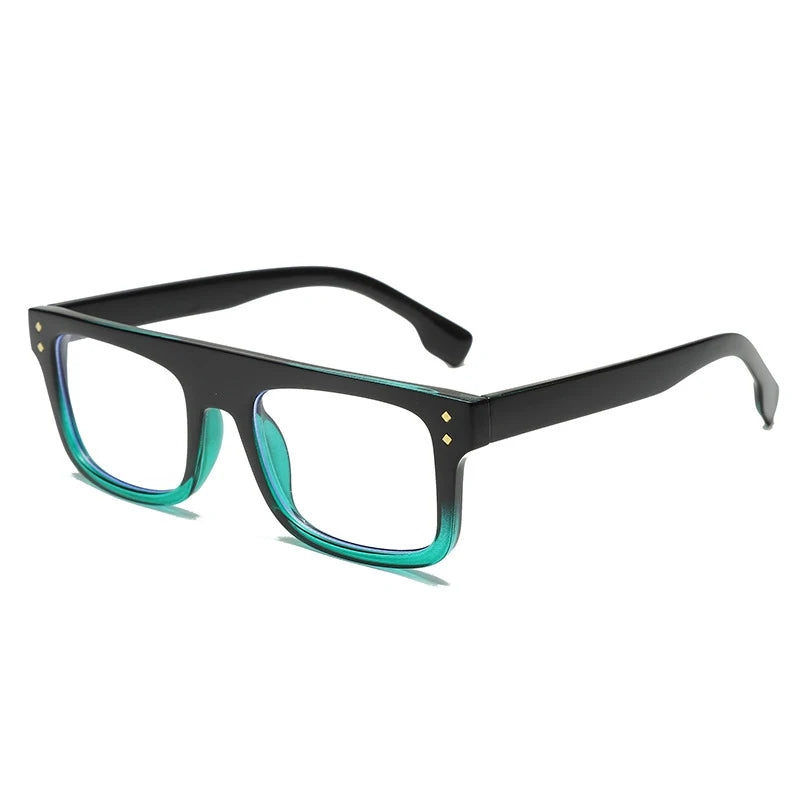 Xbora Unisex Full Rim Square Brow Line Acetate Eyeglasses 23003