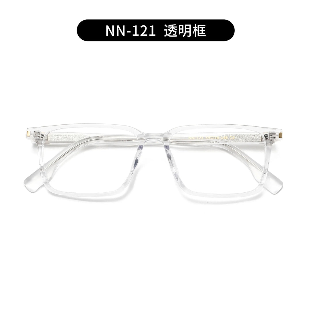 Nobler Unisex Full Rim Square Acetate Eyeglasses 84121 Full Rim Nobler C5