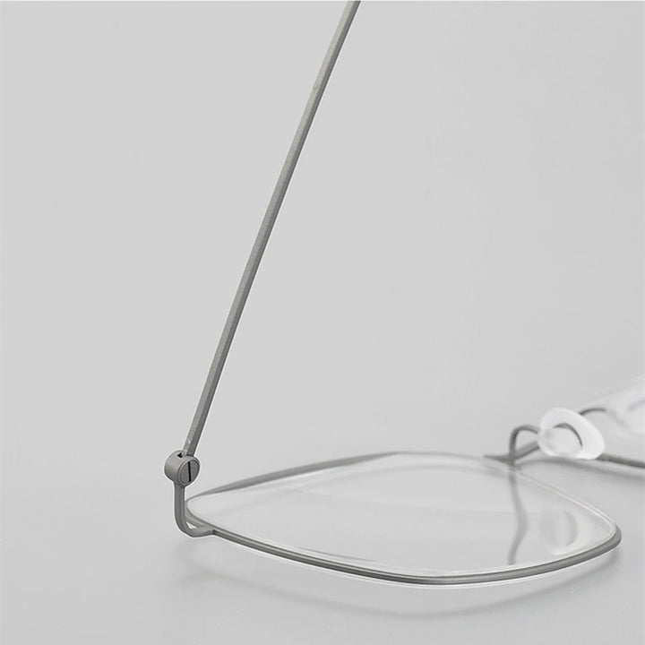 Black Mask Women's Full Rim Square Titanium Eyeglasses 5538 Full Rim Black Mask