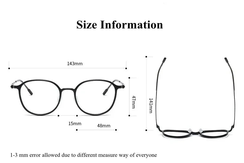 Chashma Ottica Unisex Full Rim Square Acetate Titanium Eyeglasses 86334