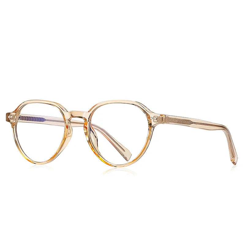 Vicky Unisex Full Rim Round Tr 90 Alloy Reading Glasses 2094 Reading Glasses Vicky
