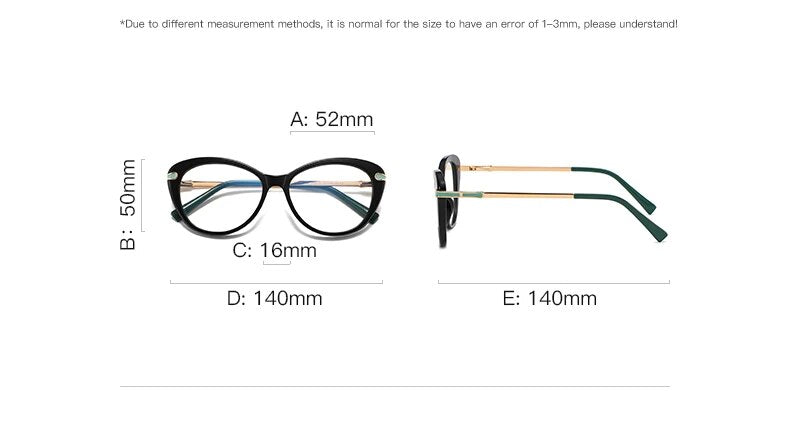 Vicky Women's Full Rim Square Acetate Stainless Steel Reading Glasses 2088 Reading Glasses Vicky