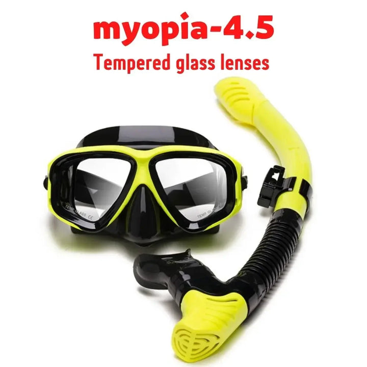 Aleefa Unisex Goggle Plastic Resin Lens Pc Silicone Swim Mask 64306