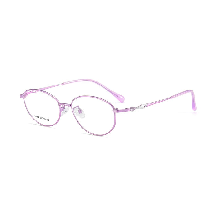 Xbora Unisex Full Rim Oval Square Alloy Eyeglasses 34582